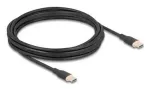 "DELOCK USB 2.0 kaabel USB Type-C (St > St) PD 3.0 60 W, 4 m, must"