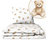 Cover set -  2 pcs - 135x100, 40x60 -   PLUSH TEDDY BEAR