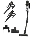 Taurus Homeland X9 Pro Pet & Car Cordless Stick Vacuum Cleaner Battery-powered Dry HEPA Bagless 0.7 l 615 W Black, Brown 2.5 Ah