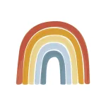 Little Dutch Fleece Wallpaper &acute;Rainbow Pure & Nature&acute; 300x280 cm