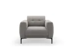 Velvet Armchair, "Lazio", 1 Seat, 87x85x85 Made in Europe