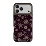 Sleeping Beauty - Snowflakes iPhone 17 Pro Max Case, Elite Dark (MagSafe) / Gold