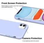 "Soft Silicone Case iPhone 12 Mini" Light Purple