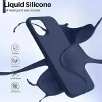 "Silicone Liquid Back Case Galaxy A35 5G" Blue