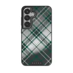 Mint Cookie - Samsung Galaxy S25 Case, Elite Mirror Dark (Magnetic) / Silver