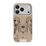 Aquarius - iPhone 17 Pro Case, Elite Light (MagSafe) / Silver / Beige