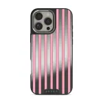 Strawberry Jam - iPhone 16 Pro Max Case, Elite Mirror Dark (MagSafe) / Silver