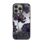 Velvet Night - iPhone 16 Pro Max Case, Elite Mirror Dark (MagSafe) / Silver