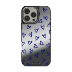Love Me Right - iPhone 16 Pro Max Case, Elite Mirror Dark (MagSafe) / Silver