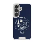 Wine & Dine - Samsung Galaxy S25 Plus Case, Elite Light (Magnetic) / Silver