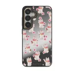 Maneki Neko - Samsung Galaxy S25 Plus Case, Elite Mirror Dark (Magnetic) / Gold