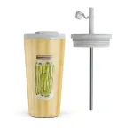 Pickled - Travel Mug, 500 ml / Flap & Straw Set