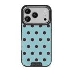 Aqua Mocha - iPhone 17 Pro Case, Elite Dark (MagSafe) / Silver