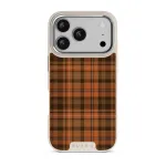 Autumn Plaid - iPhone 17 Pro Case, Elite Light (MagSafe) / Silver