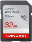 SanDisk Ultra Plus SDHC 32 GB UHS-I V10 m&auml;lukaart (SDSDUB3-032G-GN6IN)