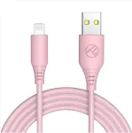 Tellur Silicone USB to Lightning kaabel 3A, 1m, roosa