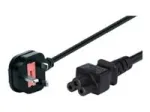 1.8m Power cord UK &ndash; C5 Black