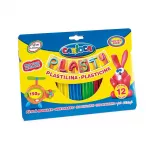 CARIOCA plastiliin, 12 v&auml;rvi x 12,5 g, t&uuml;kk