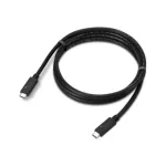 &bdquo;Lenovo&ldquo; 4X91U92143 USB-kaabel USB4 Gen 2x2, 1,5 m, USB-C, 20 Gbit/s, must