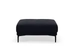 Velvet Pouf, "Lazio", 1 Seat, 100x70x46 Made in Europe