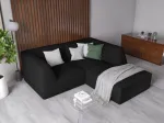 Modular Right Corner Sofa, "Siena", 3 Seats, 186x180x69 Made in Europe