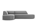 Velvet Modular Left Corner Sofa, "Siena", 4 Seats, 273x180x69 Made in Europe
