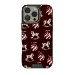 Rocking Around - iPhone 16 Pro Max Case, Elite Dark (MagSafe) / Gold