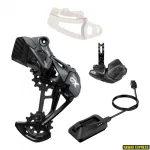 SRAM GX Eagle AXS Upgrade Kit k&auml;igukastikomplekt (tagumine k&auml;iguvahetaja koos akuga, kontroller koos kinnitusklambriga, laadija/kaabel, ketil&otilde;he reguleerimise t&ouml;&ouml;riist)
