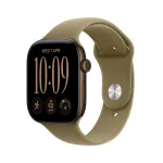 Nutikell Apple Watch Series 12 GPS + Cellular 46mm Dark Bronze Aluminium Case with Olive Sport Band - S/M MJGD4ET/A