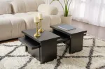 Kohvilaud, Hanah Home, must puit, 110 x 30 x 45