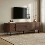 TV-alus, Hanah Home, Milano p&auml;hklipuu, 180 x 47 x 40