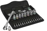 Metal 8100 SA10 ratchet set with 1/4" drive, inch, 28pcs