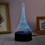 SNL125RGB LED lamp Light decoration Buildings RGB 3D