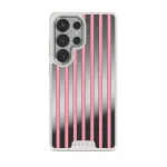 Strawberry Jam - Samsung Galaxy S25 Ultra Case, Elite Mirror Light (Magnetic) / Silver