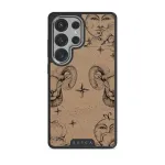 Aries - Samsung Galaxy S25 Ultra Case, Elite Dark (Magnetic) / Silver / Beige