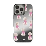 Poodle - iPhone 16 Pro Max Case, Elite Mirror Dark (MagSafe) / Silver