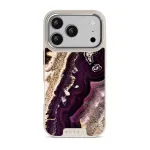 Purple Skies - Marble iPhone 17 Pro Case, Elite Light (MagSafe) / Silver