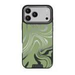 Funky Sensation - iPhone 17 Pro Max Case, Elite Mirror Dark (MagSafe) / Silver