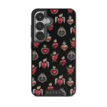 Sworn Hearts - Samsung Galaxy S25 Case, Elite Dark (Magnetic) / Silver