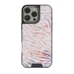 Sultry July - Zebra iPhone 16 Pro Case, Elite Dark (MagSafe) / Silver