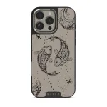 Pisces - iPhone 16 Pro Case, Elite Dark (MagSafe) / Silver / Nude