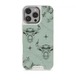 Taurus - iPhone 16 Pro Case, Elite Light (MagSafe) / Silver / Turquoise