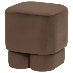 VALEN POUF VELVET BROWN [fsc]