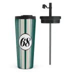Classic Racing - Travel Mug, 700 ml / Flap & Straw Set