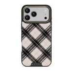Plaid Please - iPhone 17 Pro Max Case, Elite Dark (MagSafe) / Gold