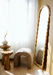 Pouffe Hanah Home Nu, pruun, 51 x 45 x 46