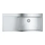 Grohe valamu &ndash; K1000 automaatse &auml;ravoolumehhanismiga, 116 x 52 cm, poleeritud roostevabast terasest 31582SD1