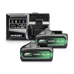 HIKOKI BATTERI 36 V, 2,5 Ah, BSL36A18X, 2 tk + KASSI UC18YSL3 WHZ