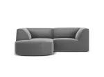 Velvet Modular Left Corner Sofa, "Siena", 3 Seats, 186x180x69 Made in Europe