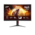 AOC G4 CQ27G4Z2P arvutimonitor 68,6 cm (27") 2560 x 1440 pikslit Quad HD LCD Must, Punane